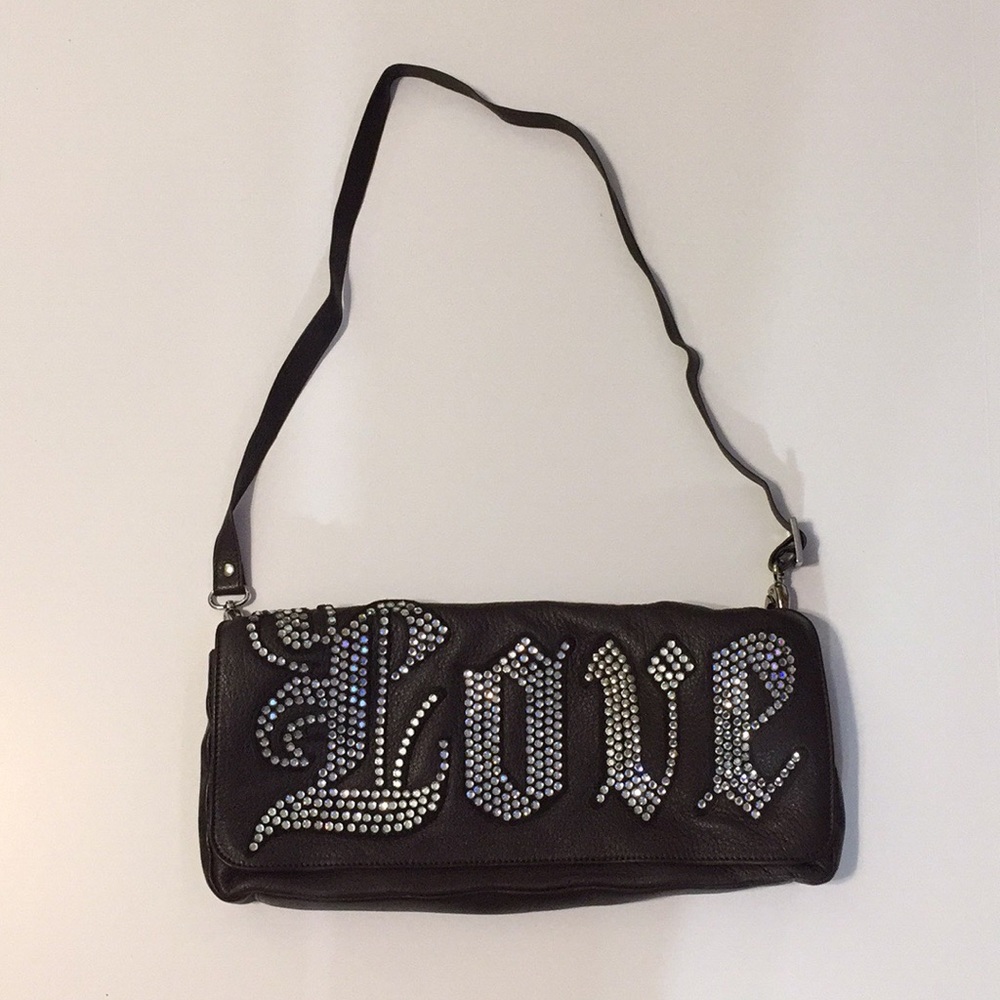 Charm and Luck Rhinestone Love purse